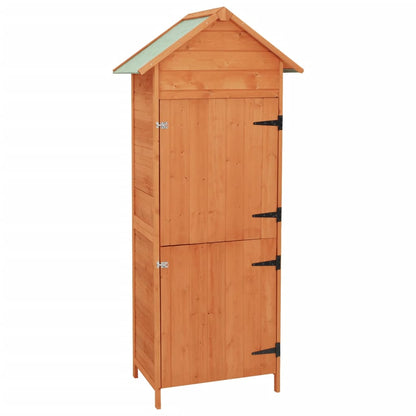 Geräteschuppen, Gartenhaus, Gartenschrank Holz, Gartenschrank, Gartenschrank Wetterfest, Outdoor schrank, vidaXL, 2