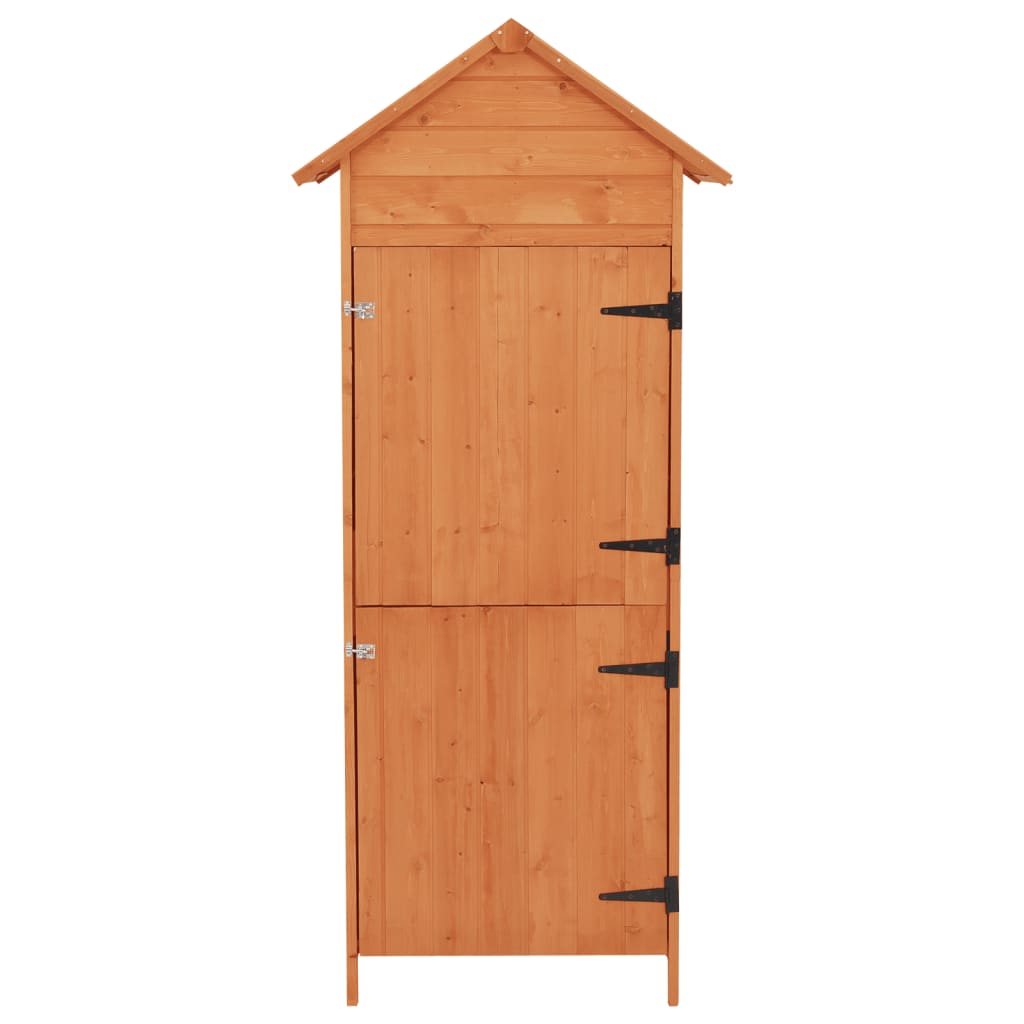 Geräteschuppen, Gartenhaus, Gartenschrank Holz, Gartenschrank, Gartenschrank Wetterfest, Outdoor schrank, vidaXL, 9