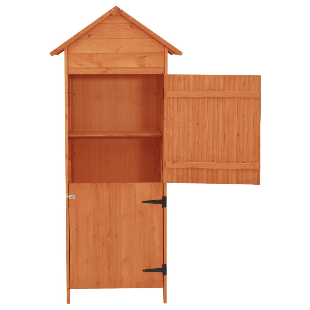 Geräteschuppen, Gartenhaus, Gartenschrank Holz, Gartenschrank, Gartenschrank Wetterfest, Outdoor schrank, vidaXL, 3