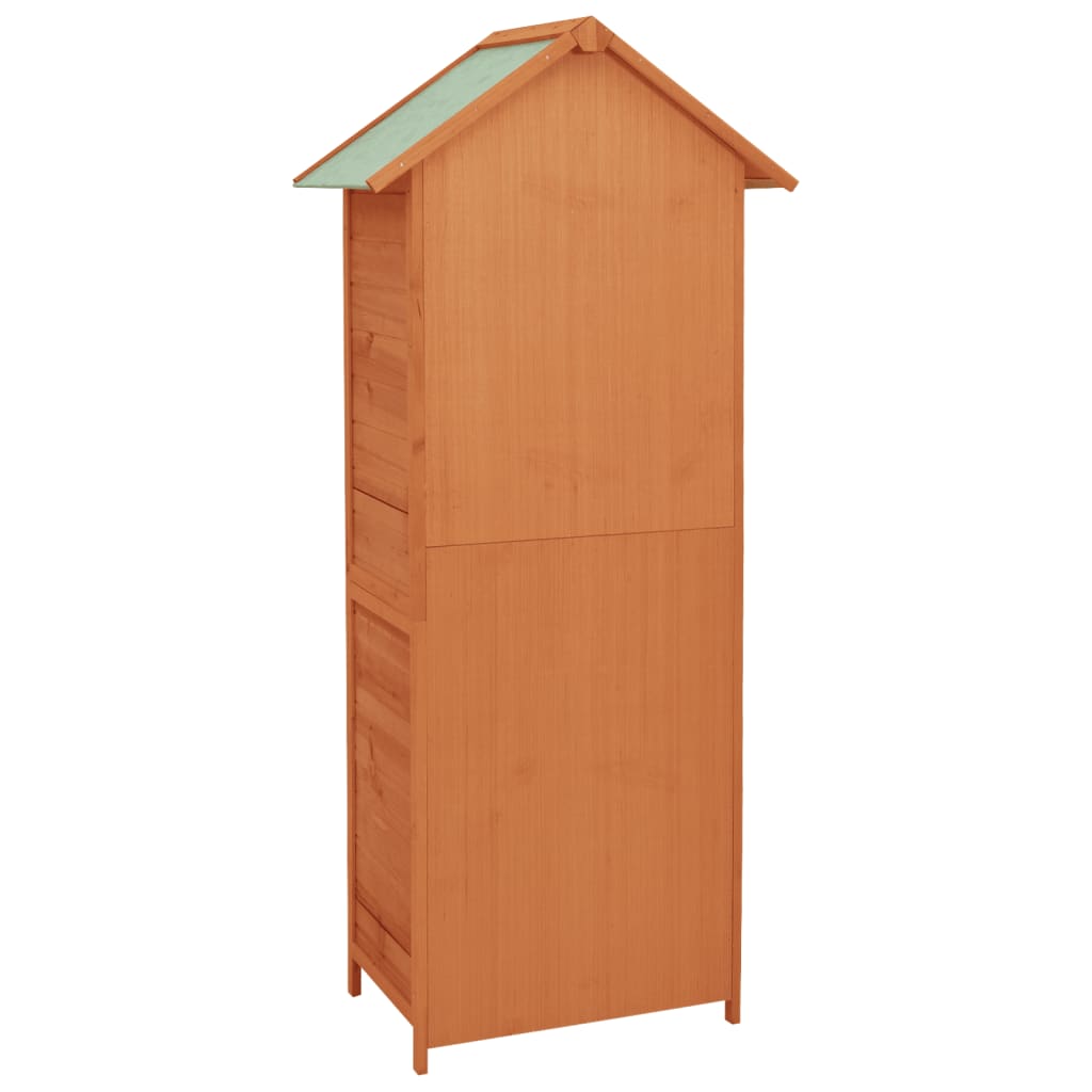 Geräteschuppen, Gartenhaus, Gartenschrank Holz, Gartenschrank, Gartenschrank Wetterfest, Outdoor schrank, vidaXL, 7