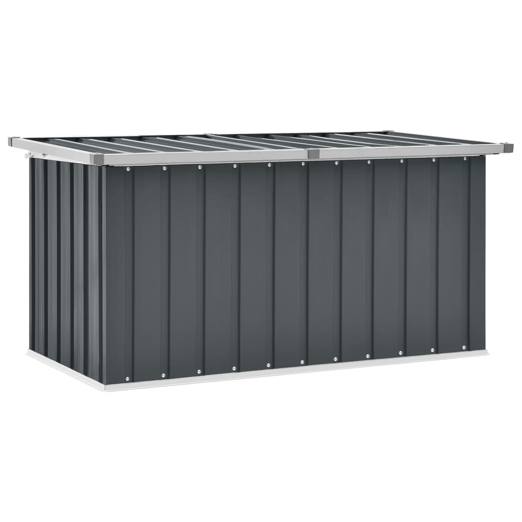 vidaXL Gartenbox Grau 129x67x65 cm