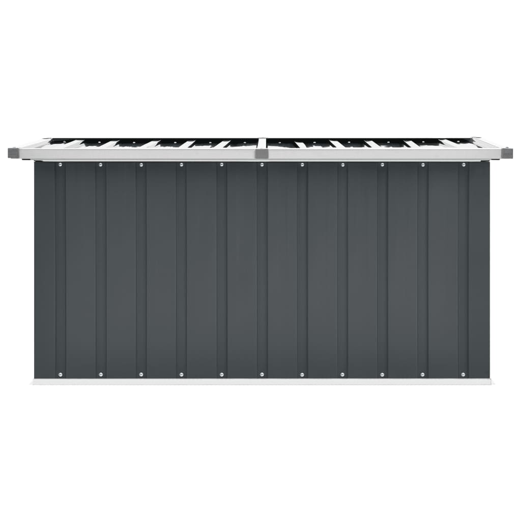 vidaXL Gartenbox Grau 129x67x65 cm