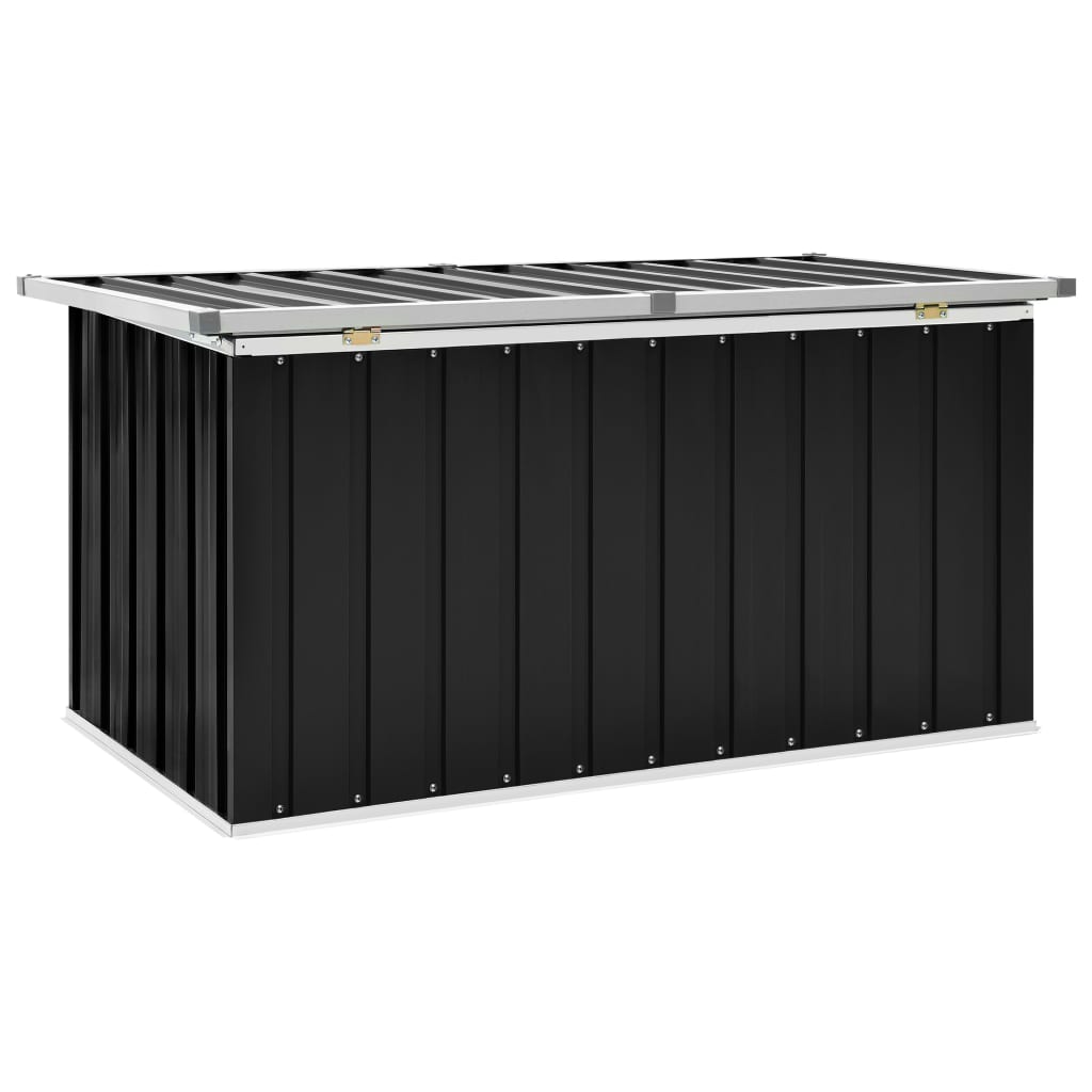 vidaXL Gartenbox Anthrazit 129x67x65 cm