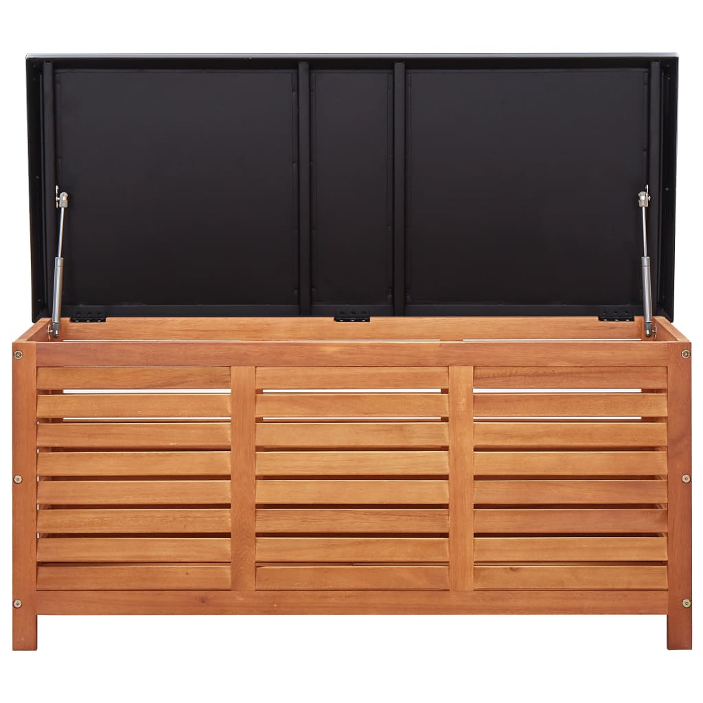 vidaXL Gartenbox 117x50x55 cm Eukalyptus Massivholz