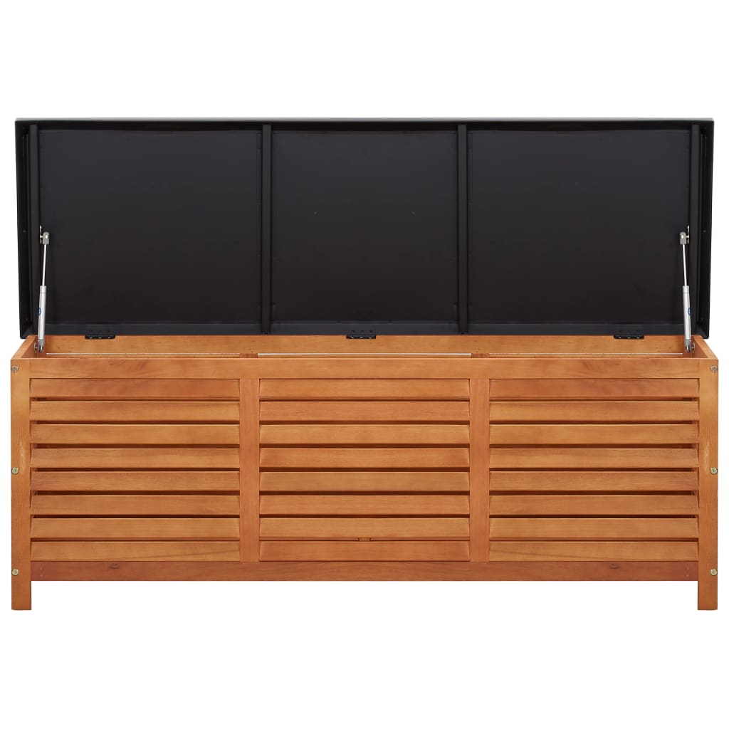 vidaXL Gartenbox 150x50x55 cm Eukalyptus Massivholz