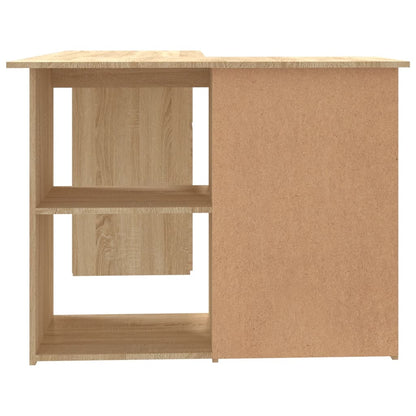 vidaXL - Eckschreibtisch Sonoma-Eiche 145x100x76 cm Holzwerkstoff