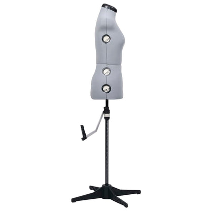 Schneiderpuppe Verstellbar Weiblich Grau S Größe 33-40, vidaXL, 4
