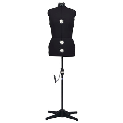 Schneiderpuppe Verstellbar Weiblich Schwarz M Größe 40-46, vidaXL, 3