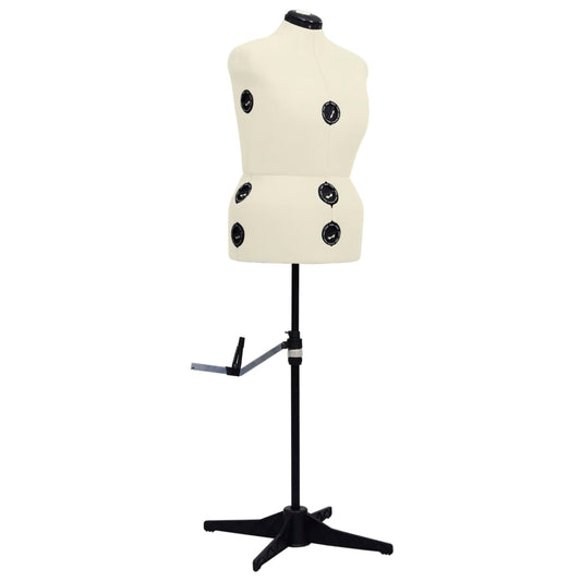 Schneiderpuppe Verstellbar Weiblich Creme L Größe 44-50, vidaXL, 1