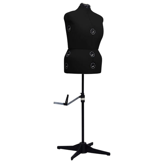 Schneiderpuppe Verstellbar Weiblich Schwarz L Größe 44-50, vidaXL, 1