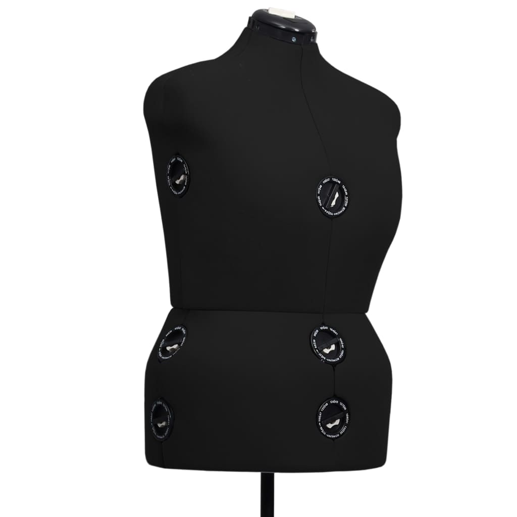 Schneiderpuppe Verstellbar Weiblich Schwarz L Größe 44-50, vidaXL, 4