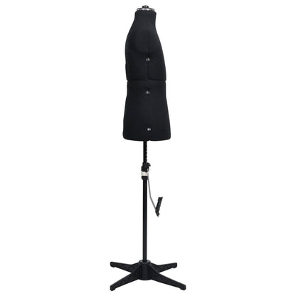 Schneiderpuppe Verstellbar Männlich Schwarz Größe 37-45, vidaXL, 3