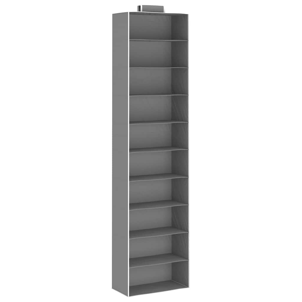 Hängeaufbewahrung für Schränke 2 Stk. mit 10 Fächern Stoff, vidaXL, 2