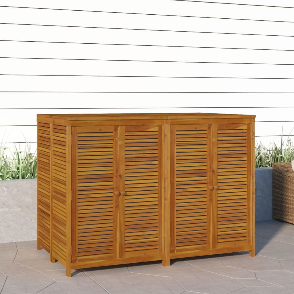 vidaXL Gartenbox 140x87x104 cm Massivholz Akazie