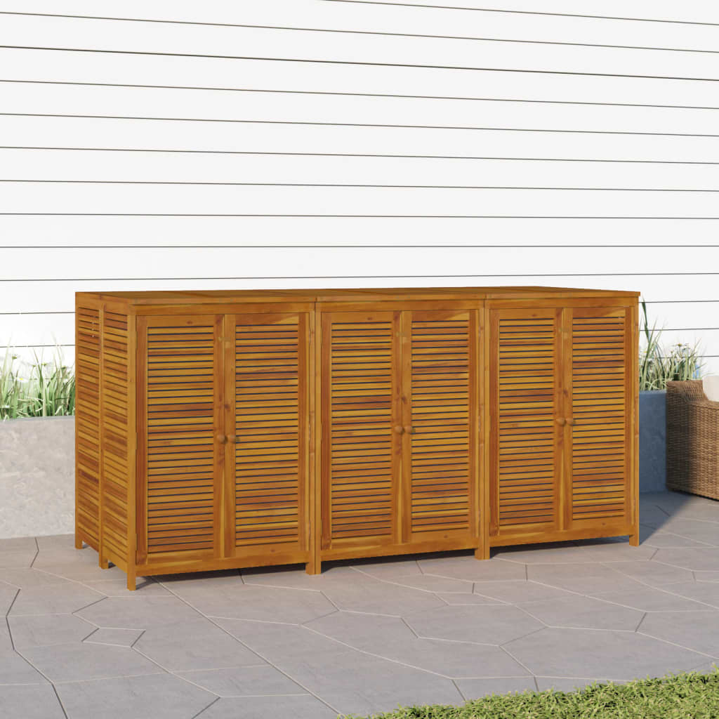 vidaXL Gartenbox 210x87x104 cm Massivholz Akazie