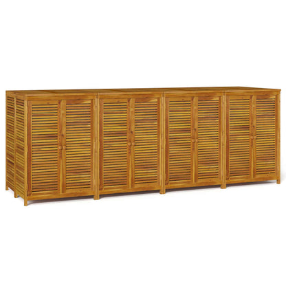 vidaXL Gartenbox 280x87x104 cm Massivholz Akazie