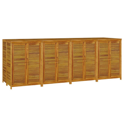 vidaXL Gartenbox 280x87x104 cm Massivholz Akazie