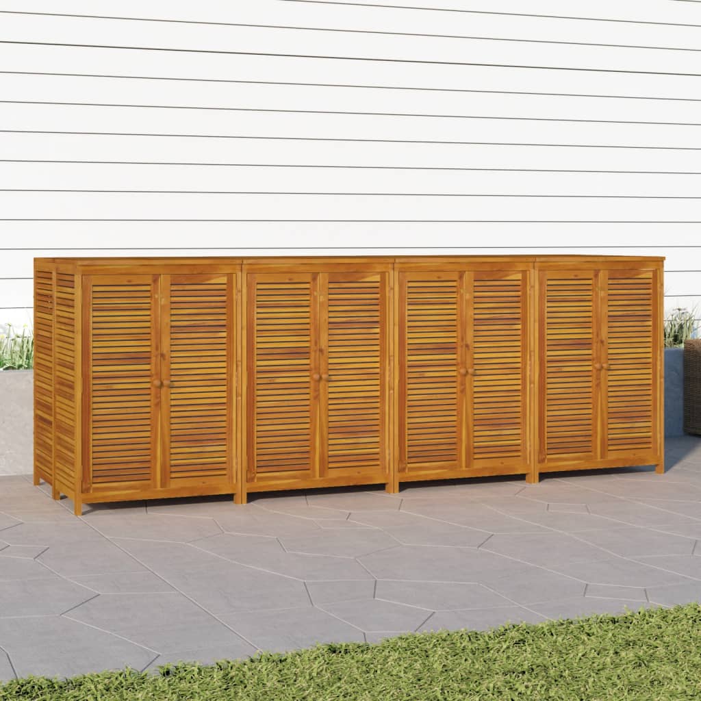 vidaXL Gartenbox 280x87x104 cm Massivholz Akazie