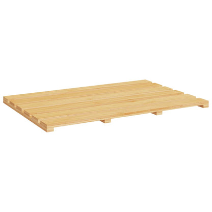 Badematte Holz, 54x36 cm, Duscheinlage, Badvorleger holz, Badteppich, Langlebiges Material Bambus , Lackbehandlung, vidaXL, 7