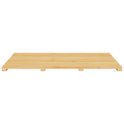 Badematte Holz, 54x36 cm, Duscheinlage, Badvorleger holz, Badteppich, Langlebiges Material Bambus , Lackbehandlung, vidaXL, 3