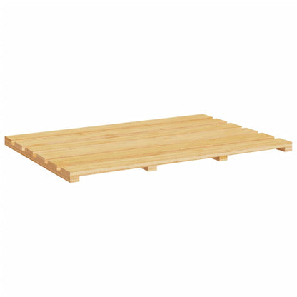 Badematte Holz, 54x36 cm, Duscheinlage, Badvorleger holz, Badteppich, Langlebiges Material Bambus , Lackbehandlung, vidaXL, 1