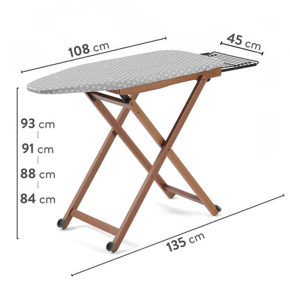 Bügelbrett, Bügelbrett Holz, Klappbar, Bügeltisch, aus  Buche, ARIT STIROLIGHT, 4