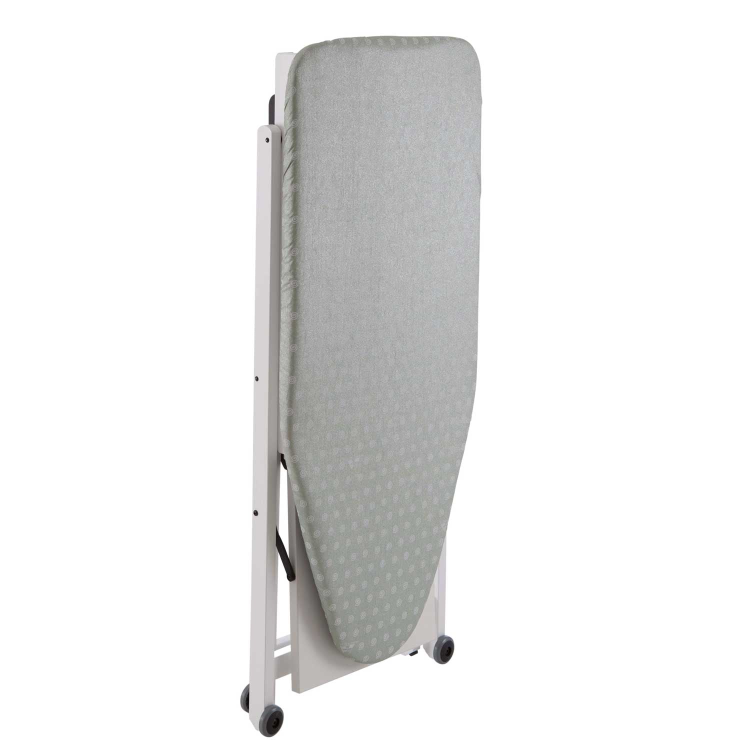 Bügeltisch, Bügeltisch höhenverstellbar: 84-88-91-93 cm, Räder an der Basis, verschiebbarer Bügeleisenhalter, STIROCOMODO, 5