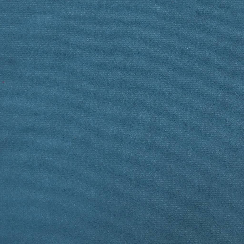 Bodensofa, Boden Sofa, Bodencouch, Bodensofa mit Schlaffunktion,122x204x55 cm, Samt, Blau,vidaXL, 8