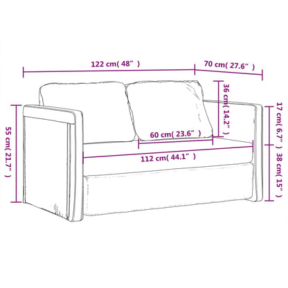 Bodensofa, Boden Sofa, Bodencouch, Bodensofa mit Schlaffunktion,122x204x55 cm, Samt, Blau,vidaXL, 9