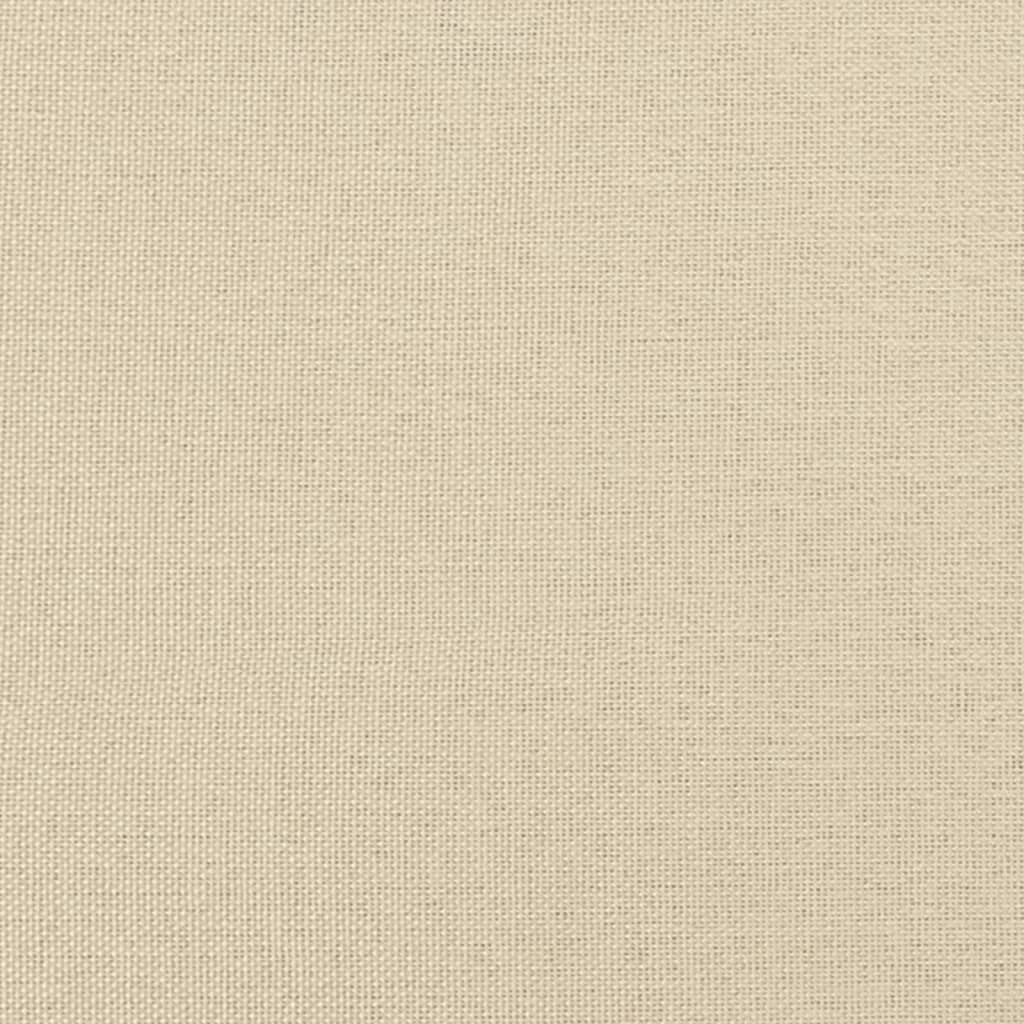 Bodensofa, Boden Sofa, Bodencouch, Bodensofa mit Schlaffunktion, Bodensofa klappbar, Stoff, Creme, vidaXL, 8