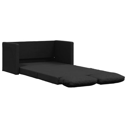 Bodensofa, Boden Sofa, Bodencouch, Bodensofa mit Schlaffunktion, Bodensofa klappbar, Stoff, Schwarz, vidaXL, 4