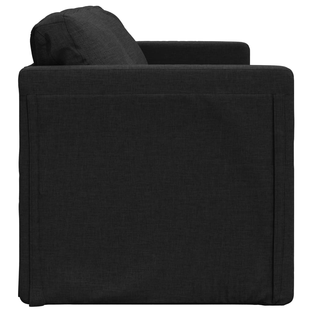 Bodensofa, Boden Sofa, Bodencouch, Bodensofa mit Schlaffunktion, Bodensofa klappbar, Stoff, Schwarz, vidaXL, 5