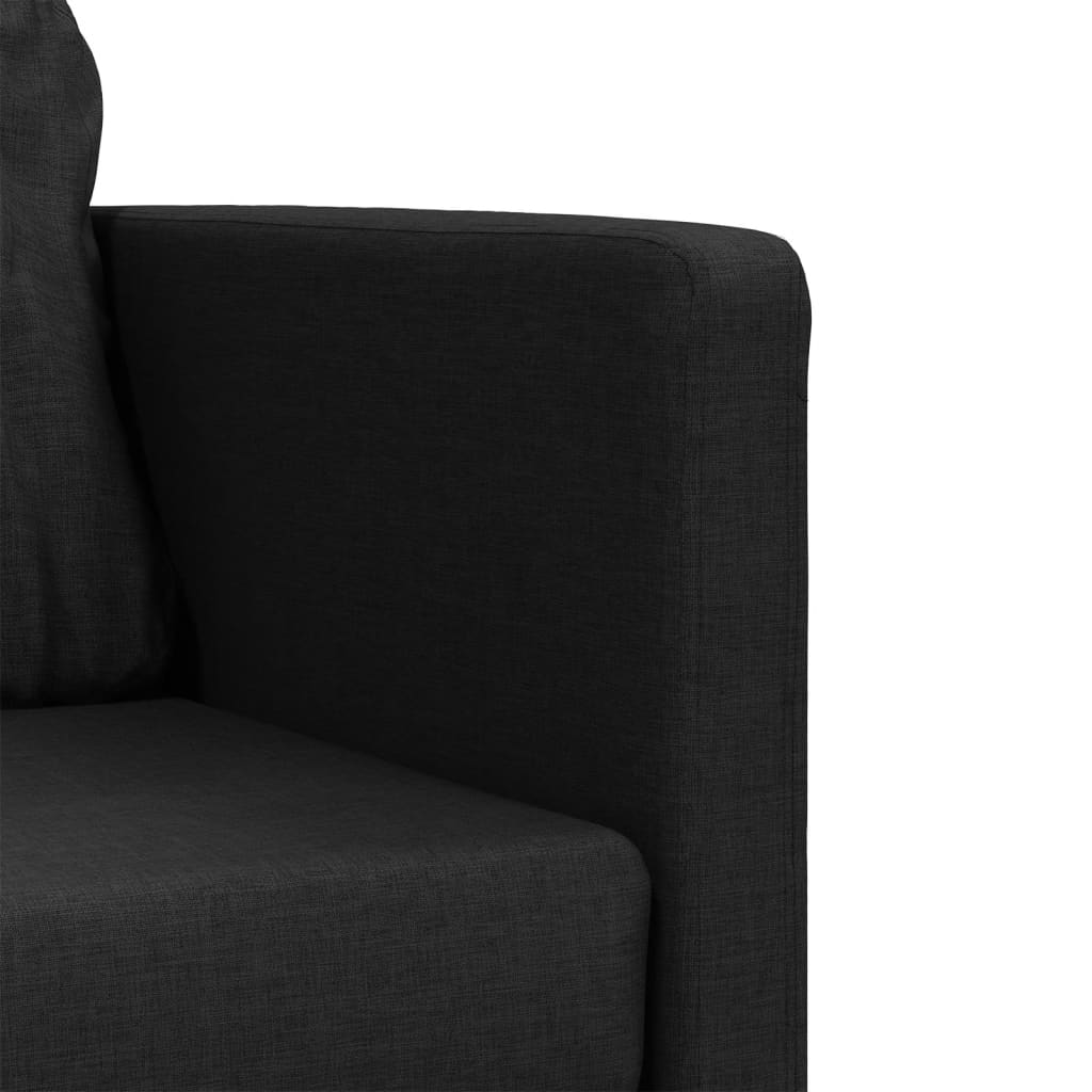 Bodensofa, Boden Sofa, Bodencouch, Bodensofa mit Schlaffunktion, Bodensofa klappbar, Stoff, Schwarz, vidaXL, 7