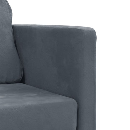 Bodensofa, Boden sofa, Bodencouch, Bodensofa mit Schlaffunktion, Bodensofa klappbar, Samt, Dunkelgrau, vidaXL, 7