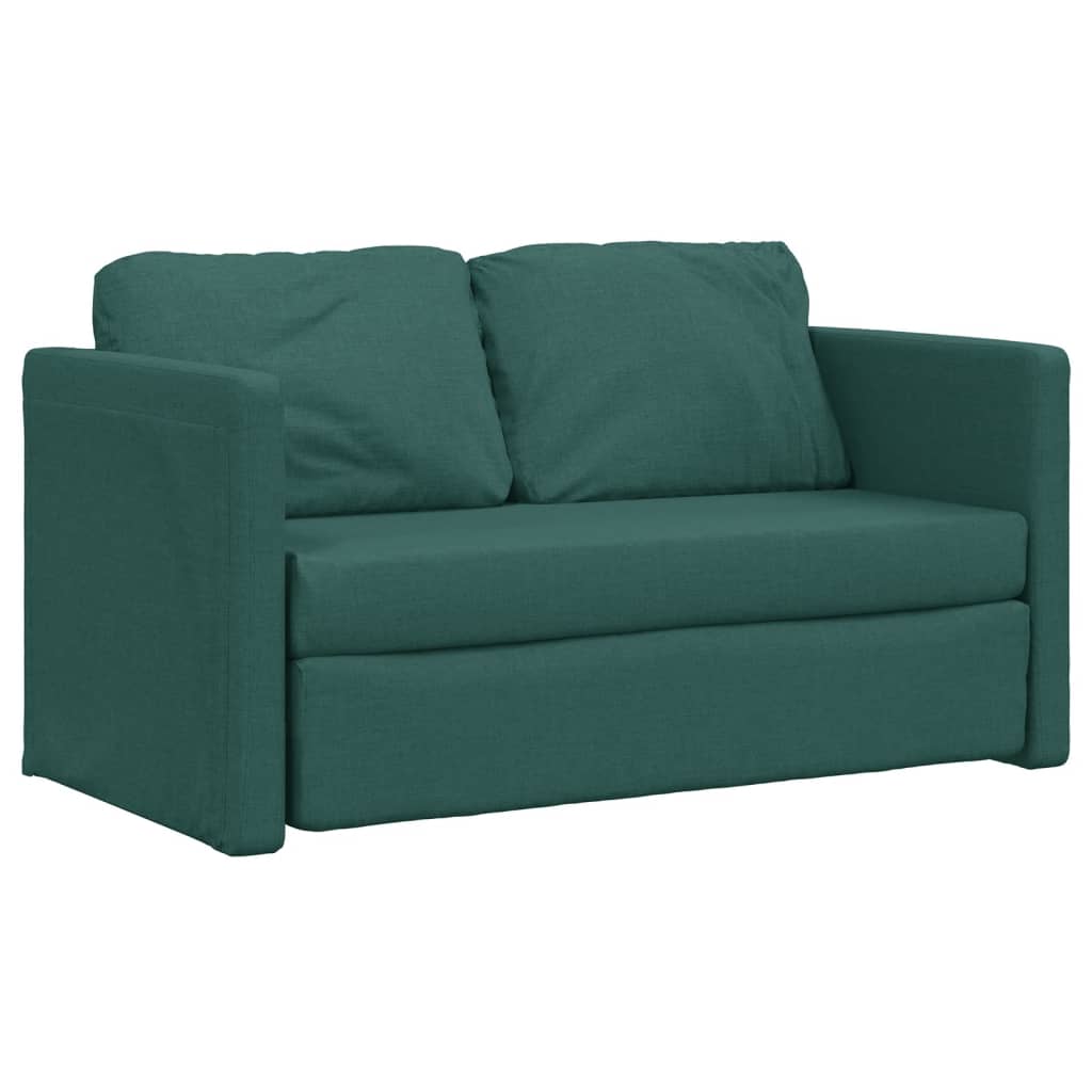 Bodensofa, Boden sofa, Bodencouch, Bodensofa mit Schlaffunktion, Bodensofa klappbar, Stoff, Dunkelgrün, vidaXL, 1