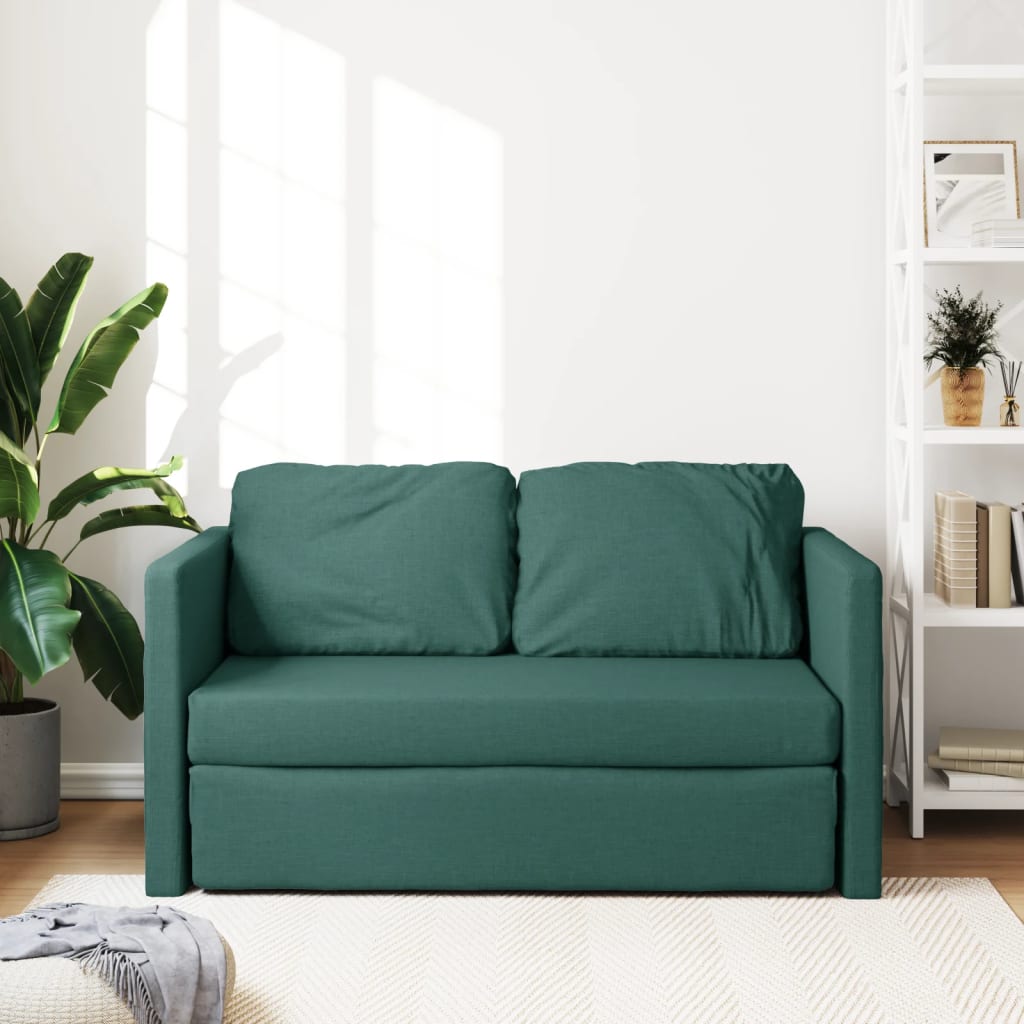 Bodensofa, Boden sofa, Bodencouch, Bodensofa mit Schlaffunktion, Bodensofa klappbar, Stoff, Dunkelgrün, vidaXL, 11
