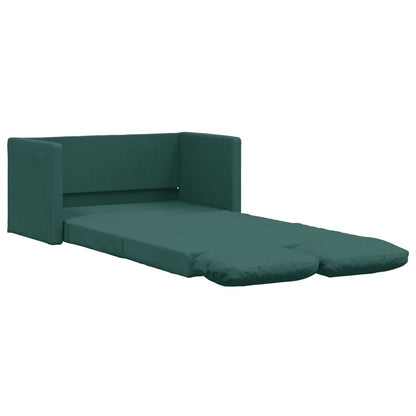 Bodensofa, Boden sofa, Bodencouch, Bodensofa mit Schlaffunktion, Bodensofa klappbar, Stoff, Dunkelgrün, vidaXL, 4