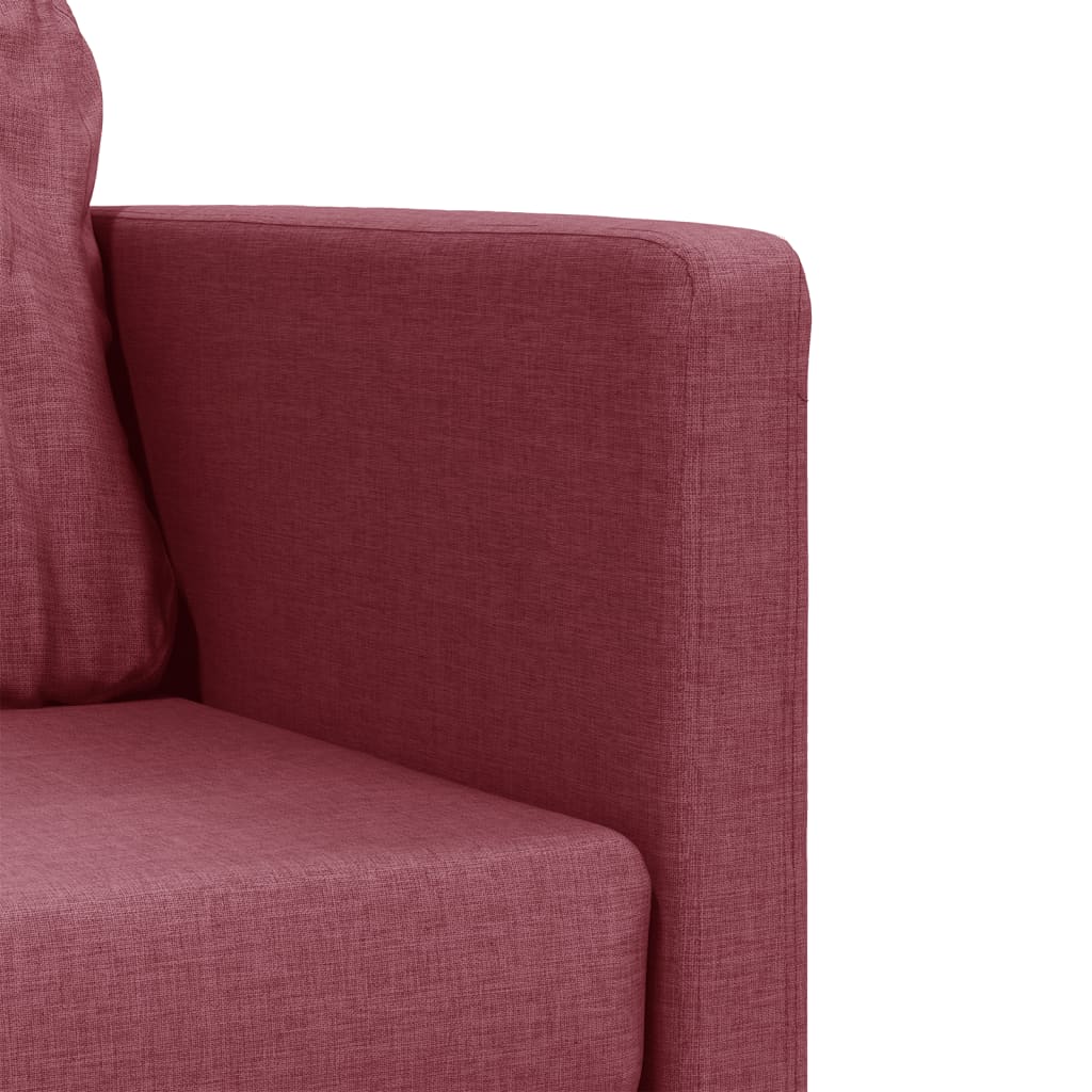 Bodensofa, Boden sofa, Bodencouch, Bodensofa mit Schlaffunktion, Bodensofa klappbar, Stoff, Weinrot, vidaXL, 7