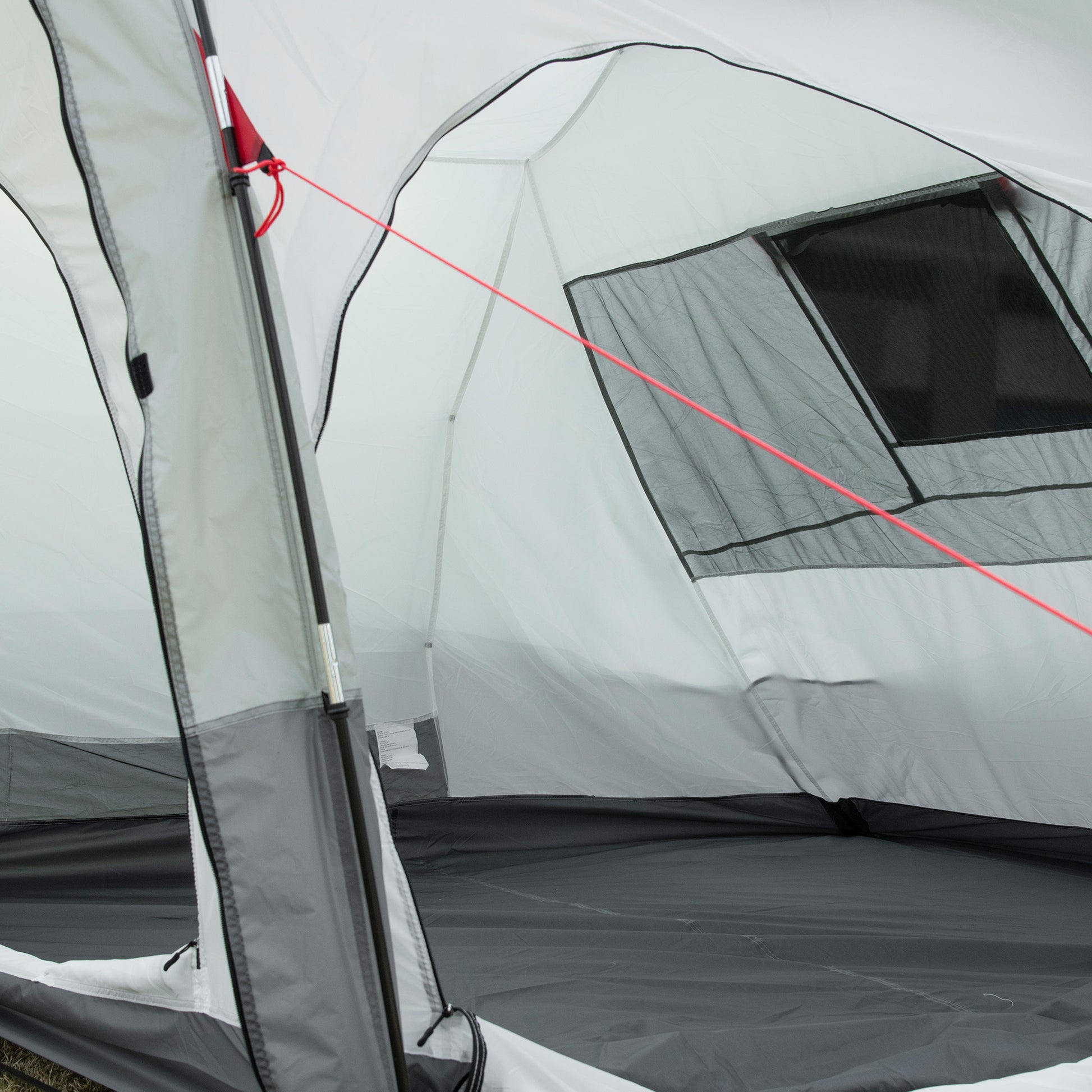 Camping Zelt, Tunnelzelt 8-Personen, Stabile Zelt, mit Schlafkabine, Wohnzimmer, Tragetasche, PU 2000mm, Outsunny, 6