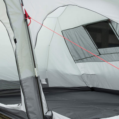 Camping Zelt, Tunnelzelt 8-Personen, Stabile Zelt, mit Schlafkabine, Wohnzimmer, Tragetasche, PU 2000mm, Outsunny, 6