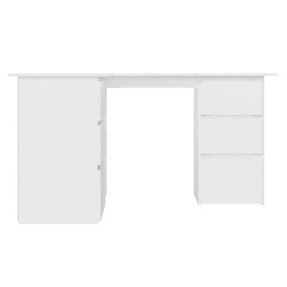 Eckschreibtisch, Schreibtisch Ecke, Schreibtisch Holz, Eck Schreibtisch, Schreibtisch L Form, Eckschreibtisch Weiß, vidaXL, 5