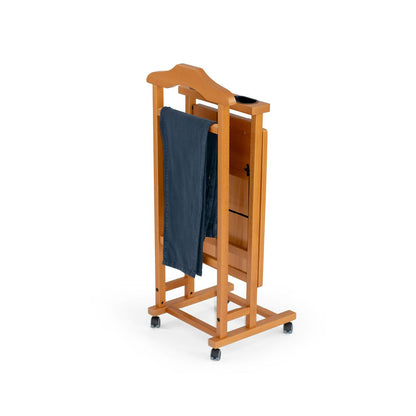 Garderobenständer, Herrendiener, Stummer Diener Holz, Hosenhalter, Kleiderständer Holz, ARIT ALVARO, 3