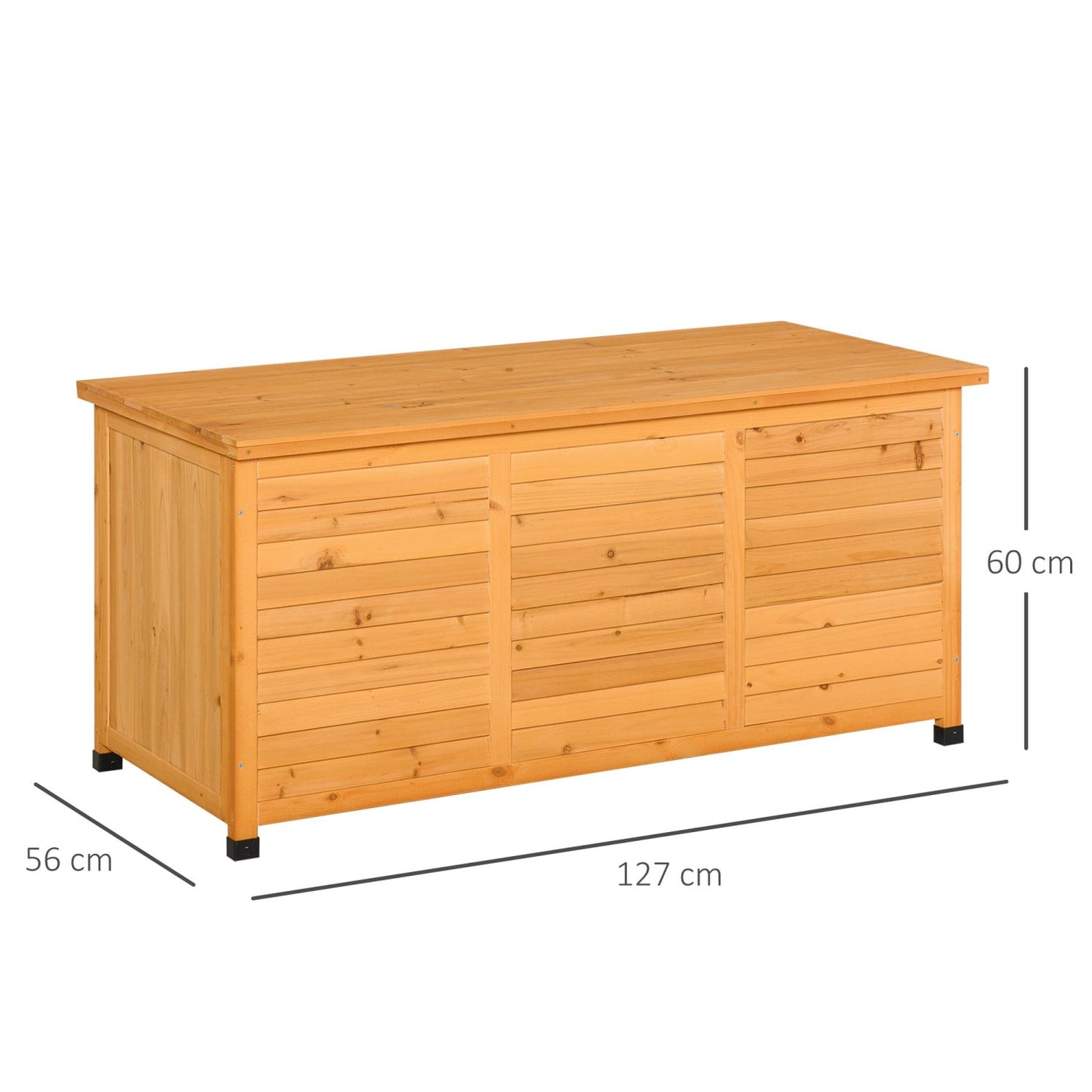 Gartenschrank Holz, Outdoor schrank, Gerätehaus, Gerätescharank, Gartenschrank, , Gelb, Outsunny, 3