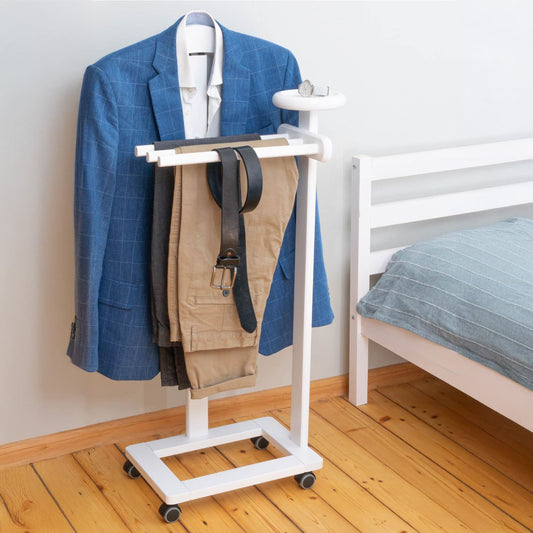 Herrendiener, Stummer Diener Holz, auf Rollen, Tatkraft Graf, 2