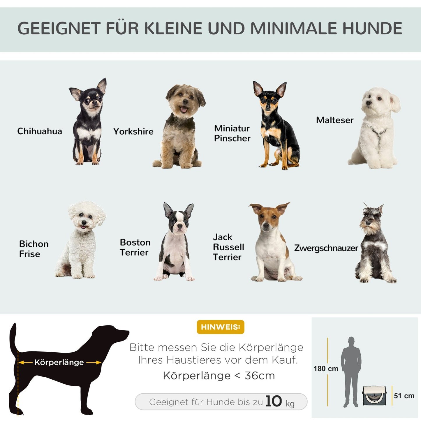 Hundebox, Hundetransportbox, Transportbox Hund, Hundebox faltbar, Haustierrucksack mit Kissen, wasserdicht, PawHut, 6