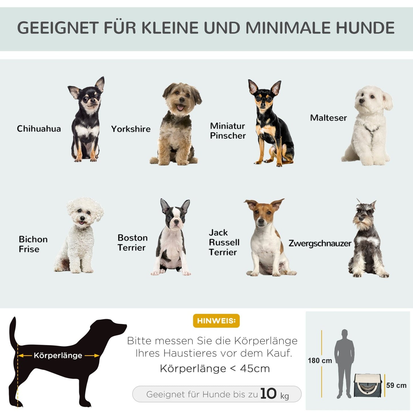 Hundebox faltbar, Hundebox, Transportbox Hund, Hundetransportbox, Haustierrucksack mit Kissen, wasserdicht, PawHut, 4