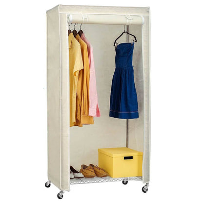 Kleiderschrank, Stoffschrank, Faltschrank, Stoffschrank Stabil, Kleiderständer mit Schutzhülle, art moon Buffalo, 1