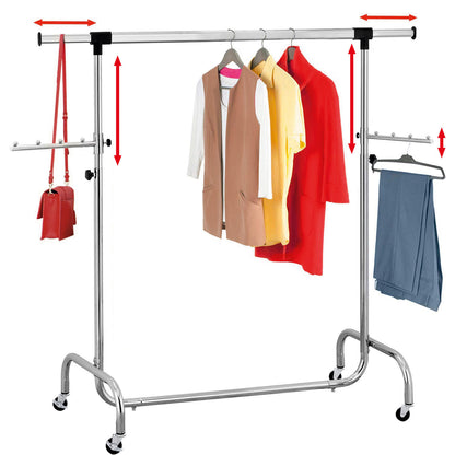Kleiderständer, Garderobenständer, Rollgarderobe, Kleiderstange verstellbare, Tatkraft Falcon, kleiderständer kaufen