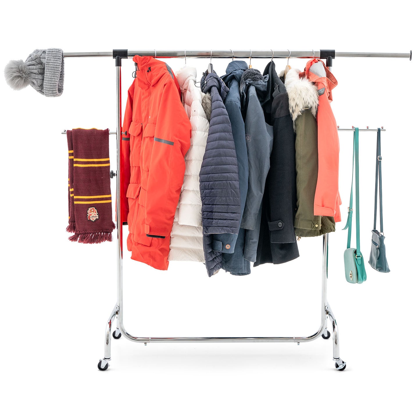Kleiderständer, Garderobenständer, Rollgarderobe, Schwerlast Kleiderständer, Tatkraft Falcon, 1