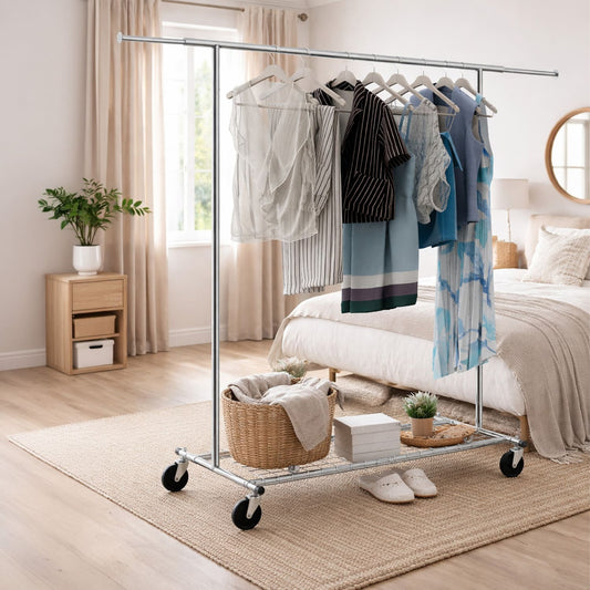 Kleiderständer, schwerlast kleiderstange auf rollen,   kleiderständer Schlafzimme, Tatkraft Duncan